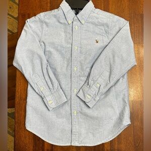 Boys Ralph Lauren Long Sleeve Button Down size 7